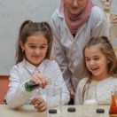 Pursuing a university degree after completing her diploma, Ghofran will obtain her bachelors by this semester