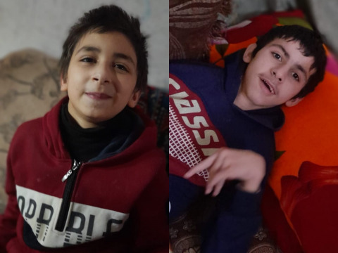Physical therapy is crucial to help brothers Anas and Khaldoun walk again and return to school