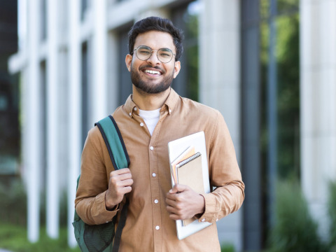 After years away, Mahmoud resumes his education, scores 92.3%, and plans to register for 15 credit hours this semester