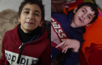 Physical therapy is crucial to help brothers Anas and Khaldoun walk again and return to school