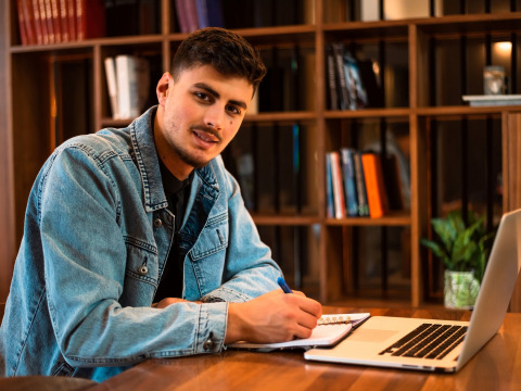 Abdullah, ranking third in his class, needs financial support to register for his summer course