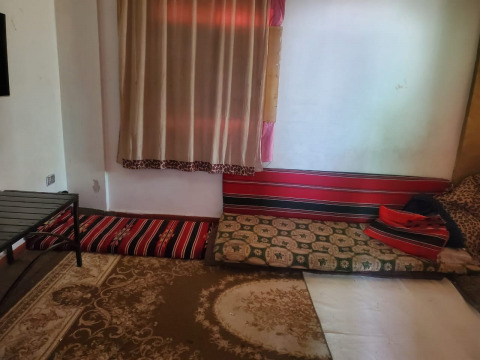 Eyad's injury from a car accident left him unable to work, forcing him to rely on aid to support his family